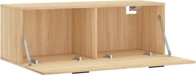 vidaXL Ντουλάπι Τοίχου Sonoma Δρυς 100 x 36,5 x 35 εκ. Επεξεργ. Ξύλο