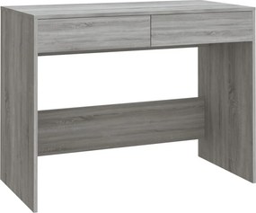 vidaXL Γραφείο Γκρι Sonoma 100x50x76,5 εκ. από Επεξεργασμένο Ξύλο