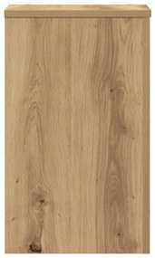 vidaXL Βάσεις Φυτών 2 τεμ. Αρτισιανή Δρυς 30x30x50 εκ. Επεξ. Ξύλο