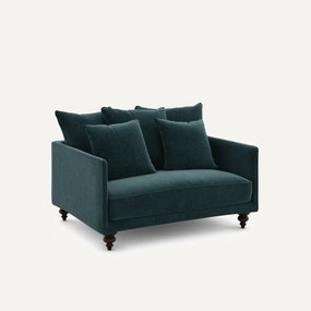 Διθέσιος καναπές compact από βελούδο chenille, Lazare