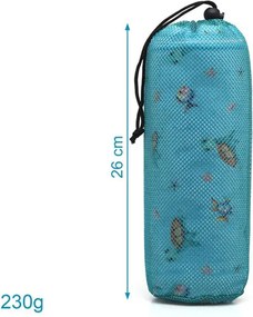 Παιδική Πετσέτα Θαλάσσης Microfiber (75x150) Kiokids Tortuga Σιέλ 4359