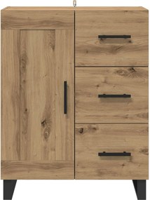vidaXL Πλαϊνό γραφείο Artisan Oak 69,5 x 34 x 90 εκ.