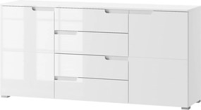 Μπουφές Aurora 2D4S-Leuko - 165.00Χ40.00Χ80.00cm