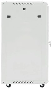 vidaXL Καμπίνα Δικτύου 15U 19" IP20 Γκρι 60x45x86 εκ.