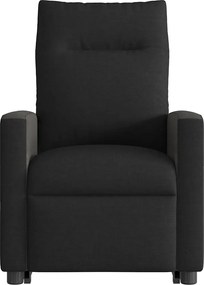 vidaXL Πολυθρόνα Ανακλινόμενη με Ανύψωση Μαύρη Υφασμάτινη