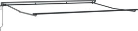 vidaXL Ηλεκτρικό Αναδιπλούμενο Σκίαστρο Ανθρακί 4,5 x 3,5 μ