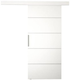Συρόμενες πόρτες Atlanta 176, 25 kg, Άσπρο, Πλαστικοποιημένη μοριοσανίδα, Αλουμίνιο | Epipla1.gr