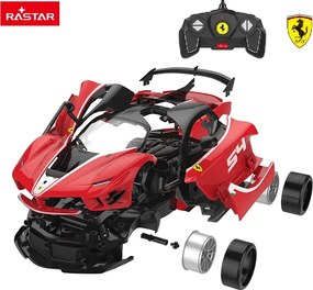 FERRARI FXXK EVO 1:18 KIT Rastar Τηλεκατευθυνόμενο 95τμχ Red