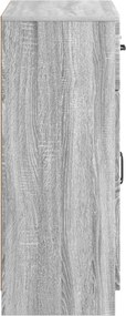 vidaXL Πλαϊνό γραφείο με συρτάρι Γκρι Sonoma 66 x 34,5 x 87 εκ.