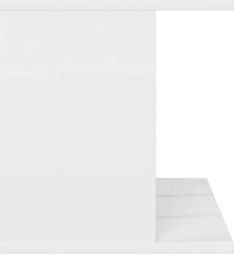 vidaXL Αποθήκευση Βινυλίου Λευκό 42 x 33 x 36 εκ. Επεξεργασμένο Ξύλο