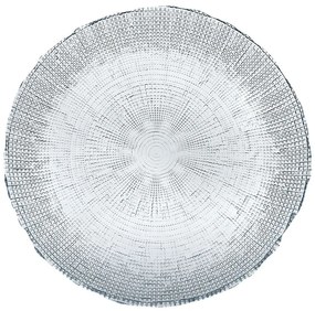 Πιατέλα Kanvas 80.260.05 Φ33cm Clear Cryspo Trio Glass