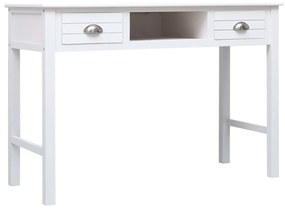 vidaXL Γραφείο Λευκό 110 x 45 x 76 εκ. Ξύλινο
