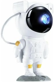 Παιδικό Φωτιστικό Projector Astronaut Λευκό 21x11cm