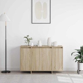 vidaXL Πλαϊνό γραφείο Sonoma Δρυς 120 x 41 x 75 εκ. Επεξεργασμένο ξύλο