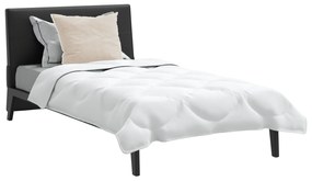 vidaXL Πάπλωμα με μαξιλάρι 2 pcs Λευκό 140 x 220 cm Μικροΐνες