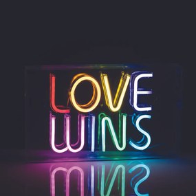 LOVE WINS 120 NEON LED ΛΑΜΠ USB ΚΑΛ 2m ΠΟΛΥΧΡΩΜΑ IP20 31*4,6*19cm 2m ΚΑΛ ACA X131203718