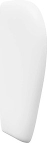 vidaXL Αυτί Κεφαλής Λευκό 40 x 23 x 6 εκ PVC
