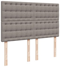 ΚΡΕΒΑΤΙ BOXSPRING ΜΕ ΣΤΡΩΜΑ TAUPE 140X200 ΕΚ. ΥΦΑΣΜΑΤΙΝΟ 3291321