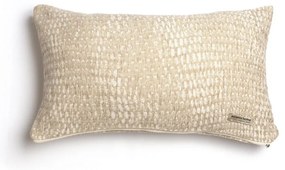 Μαξιλαροθήκη Διακοσμητική Ismaros Classic Spaghi-Ecru Aslanis Home 30X50 Βαμβάκι-Chenille