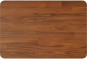 VidaXL Πάγκος Μπάνιου Σκ. Καφέ 60 x 40 x 1,5 εκ. Επεξ. Μασίφ Ξύλο