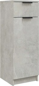 vidaXL Ντουλάπι Μπάνιου Γκρι Σκυροδέματος 32x34x90 εκ. Επεξεργ. Ξύλο