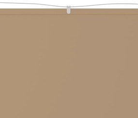 Τέντα Κάθετη Taupe 140 x 800 εκ. από Ύφασμα Oxford - Μπεζ-Γκρι
