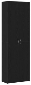 vidaXL Μαύρο Κάστρο Γραφείου 60 x 32 x 190 εκ. από μηχανικά ξύλα.