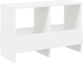 vidaXL Ράφι Περιοδικών Λευκό 68,5 x 30 x 45 εκ.