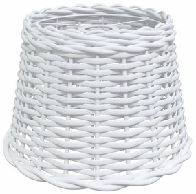 vidaXL Καπέλο Φωτιστικού Οροφής Λευκό Ø30x20 εκ. από Wicker