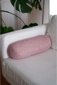 Διακοσμητικό Μαξιλάρι Ροζ TEDDY ROLLER 50x14x14