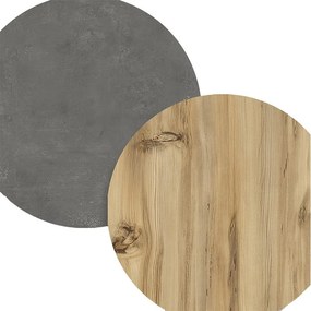 Βιβλιοθήκη "VIANA" σε χρώμα felt/γκρι 76x25x170