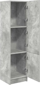 vidaXL Highboard Σκυρόδεμα Γκρι 31.5 x 32 x 122.5 εκ