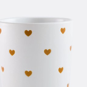 Σετ 2 φλιτζάνια με σχέδιο καρδιές, SCACCO