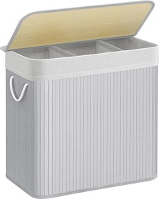 Καλάθι Απλύτων 3 Θέσεων 150Lit (60x40x61) Songmics LCB091G01V1