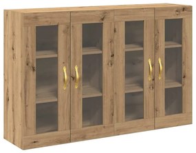 vidaXL Επιτοίχιο ντουλάπι 2 pcs artisan δρυς 69.5 x 34 x 90 εκ.
