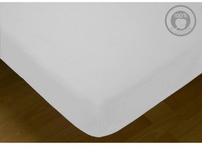 Τοποθετημένο κάτω φύλλο Hosteline IRIS PREMIUM Λευκό Kρεβάτι 150 εκ