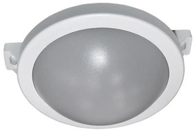 Adeleq Led Χελώνα Pc Στρογγυλή Φ172mm 10W 4000K Ip64 Λευκή 21-1721010