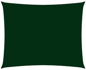 Πανί Σκίασης Ορθογώνιο Σκούρο Πράσινο 3x4 μ. από Ύφασμα Oxford