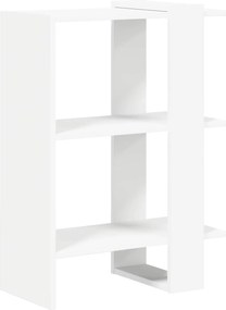 vidaXL Ράφι Βιβλίων Λευκό 52 x 25 x 71,5 εκ Επεξεργασμένο ξύλο
