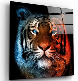 Πίνακας Γυάλινος 231MDF1636 80x80cm Multi Wallity Τετράγωνοι Glass