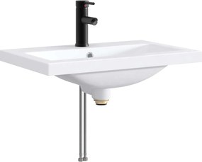 vidaXL Σετ Επίπλων Μπάνιου Μαύρο 78,5 x 37,5 x 81 εκ
