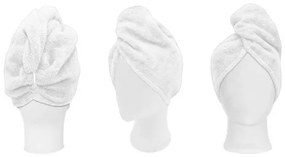 Beauty Home Πετσέτα μαλλιών Turban Art 3407 Λευκό