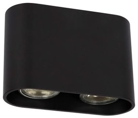 Φωτιστικό Οροφής - Σποτ Black 160mmX110mm VK/03108CE/B VKLed Aluminium