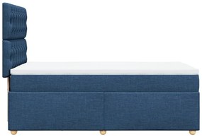 ΚΡΕΒΑΤΙ BOXSPRING ΜΕ ΣΤΡΩΜΑ ΜΠΛΕ 80X200 ΕΚ. ΥΦΑΣΜΑΤΙΝΟ 3291120