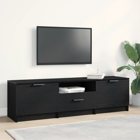 vidaXL Ντουλάπι τηλεόρασης - Μαύρη δρυς - 140x35x40 εκ. - Φτιαγμένο από επεξεργασμένο ξύλο