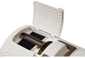 Curver 408742  Hooded Cat Litter Box 51x38,5x39,5 cm White 400462