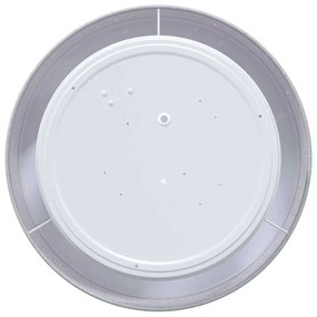 vidaXL Λάμπα Οροφής Γκρι 30 x 13.5 εκ. ύφασμα