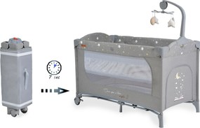 Folding cot Once upon a time 3 grey