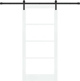vidaXL Συρόμενη Πόρτα ORKDAL Λευκό 93 x 202 cm