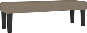 vidaXL Πάγκος Taupe 100x30x30 εκ. Υφασμάτινος